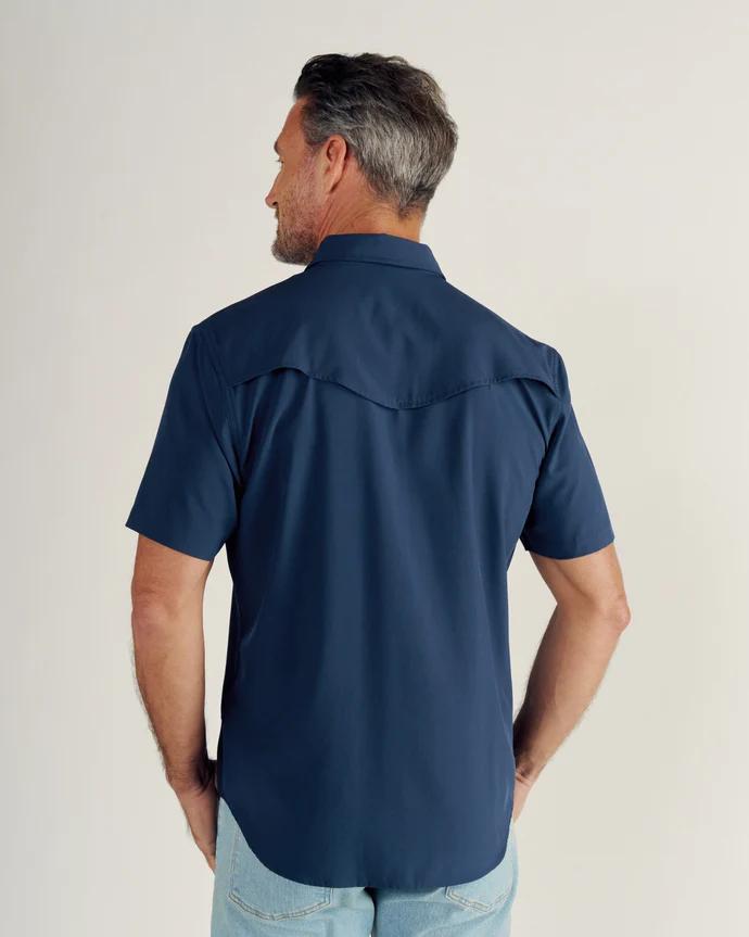 Tecovas Performance Short Sleeve Western Pearl Snap - Image 2