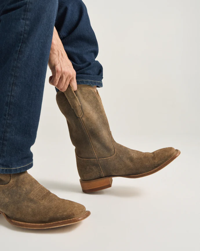 Tecovas The Doc Gravel Suede Men's Boots - Image 5
