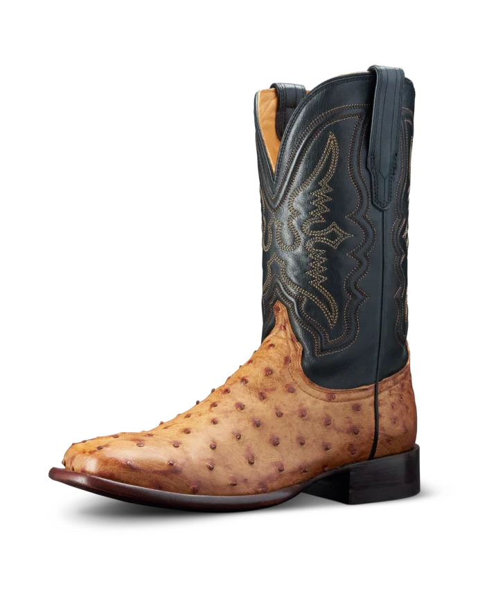 Tecovas The Emmitt II Sunset Midnight Ostrich - Image 3