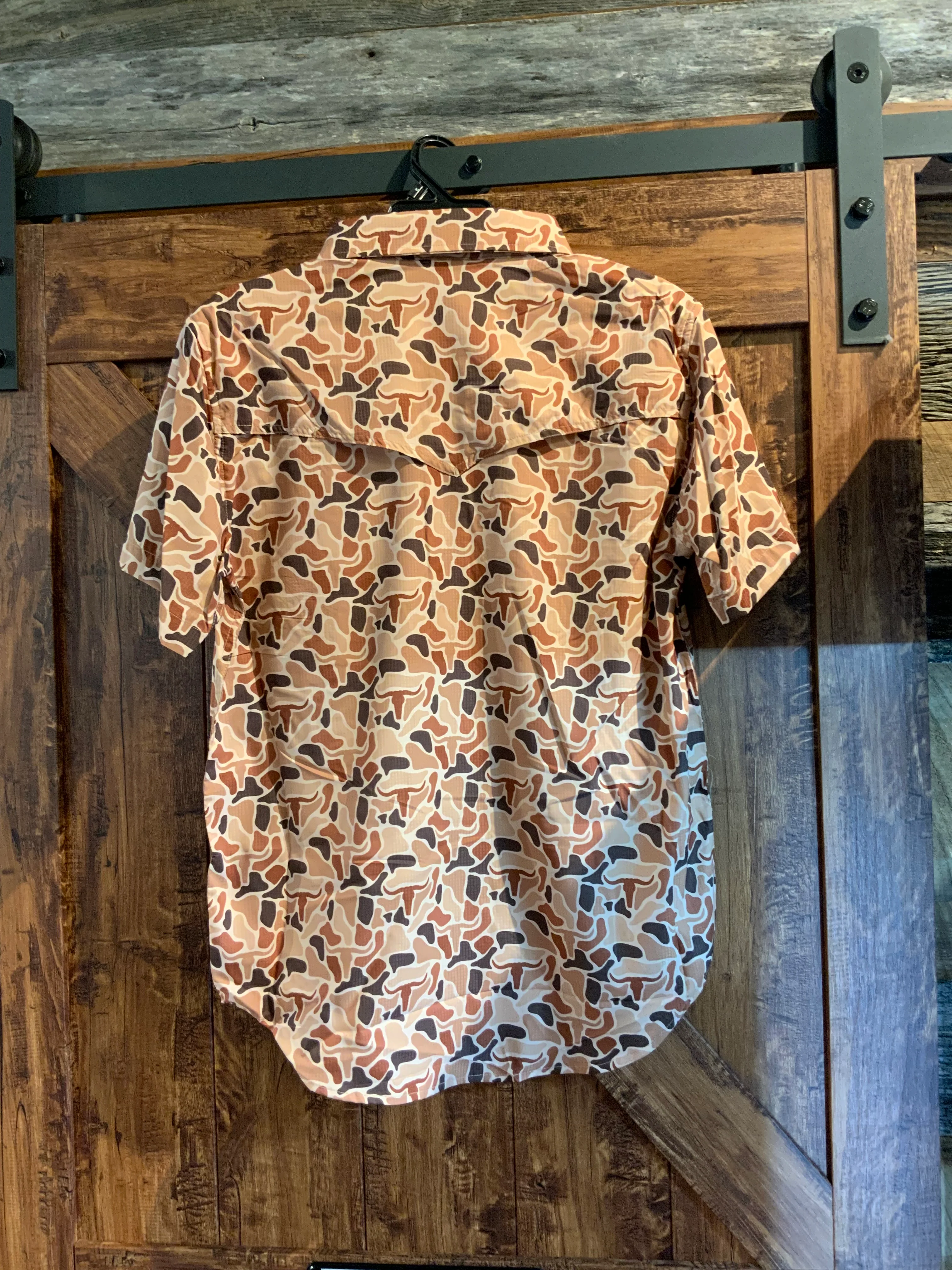 Tex Tek Western Snap Up Camo Camel - Image 2