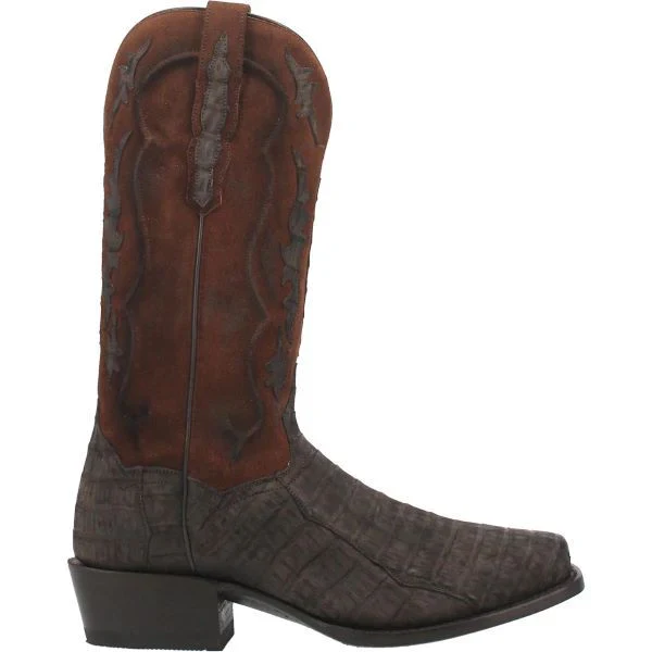 The Dillon Charcoal Caiman Boots By Dan Post Boots - Image 4