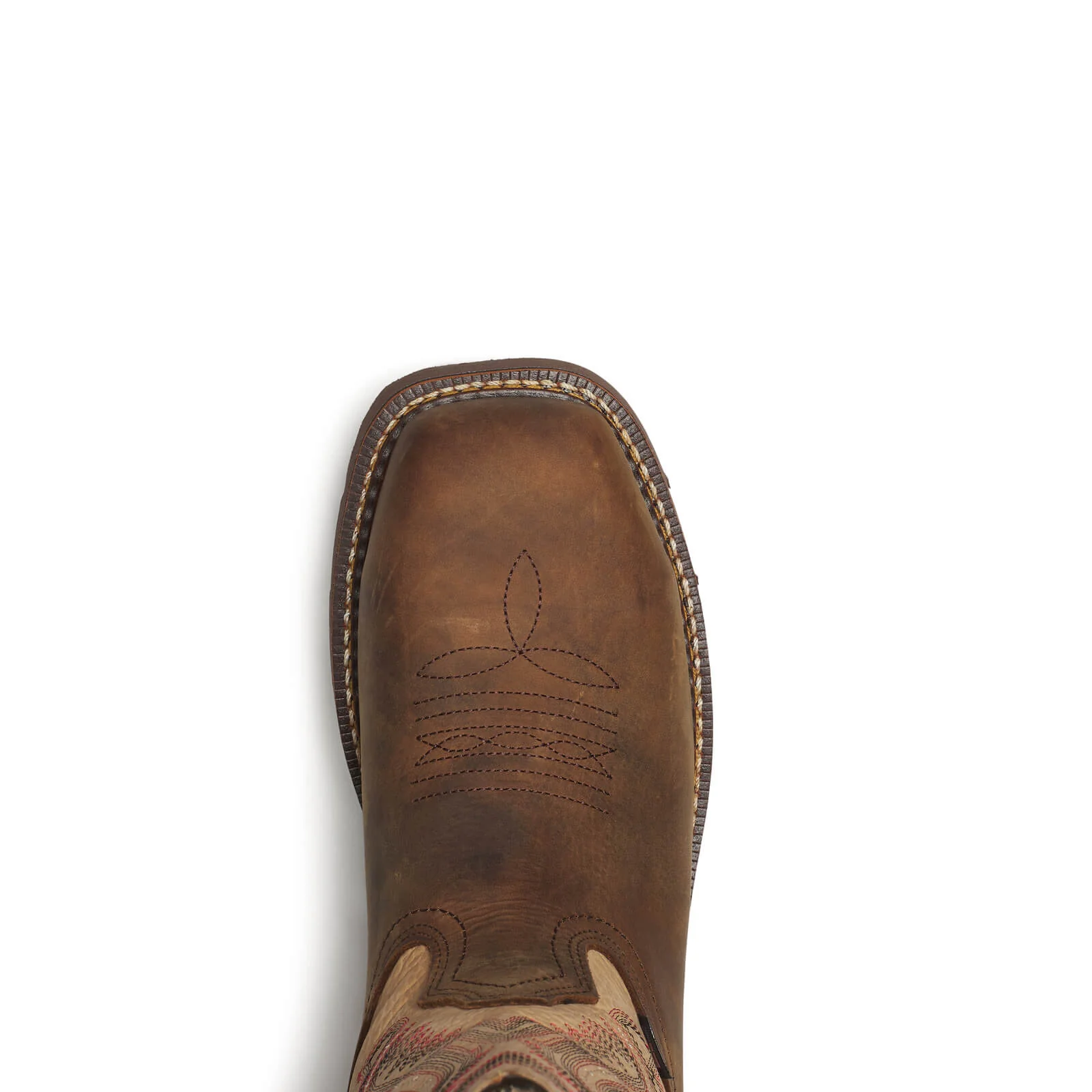 Thorogood Western Work WP 11″ Crazy Horse/Rawhide Nano Sq Toe 804-4307 - Image 5