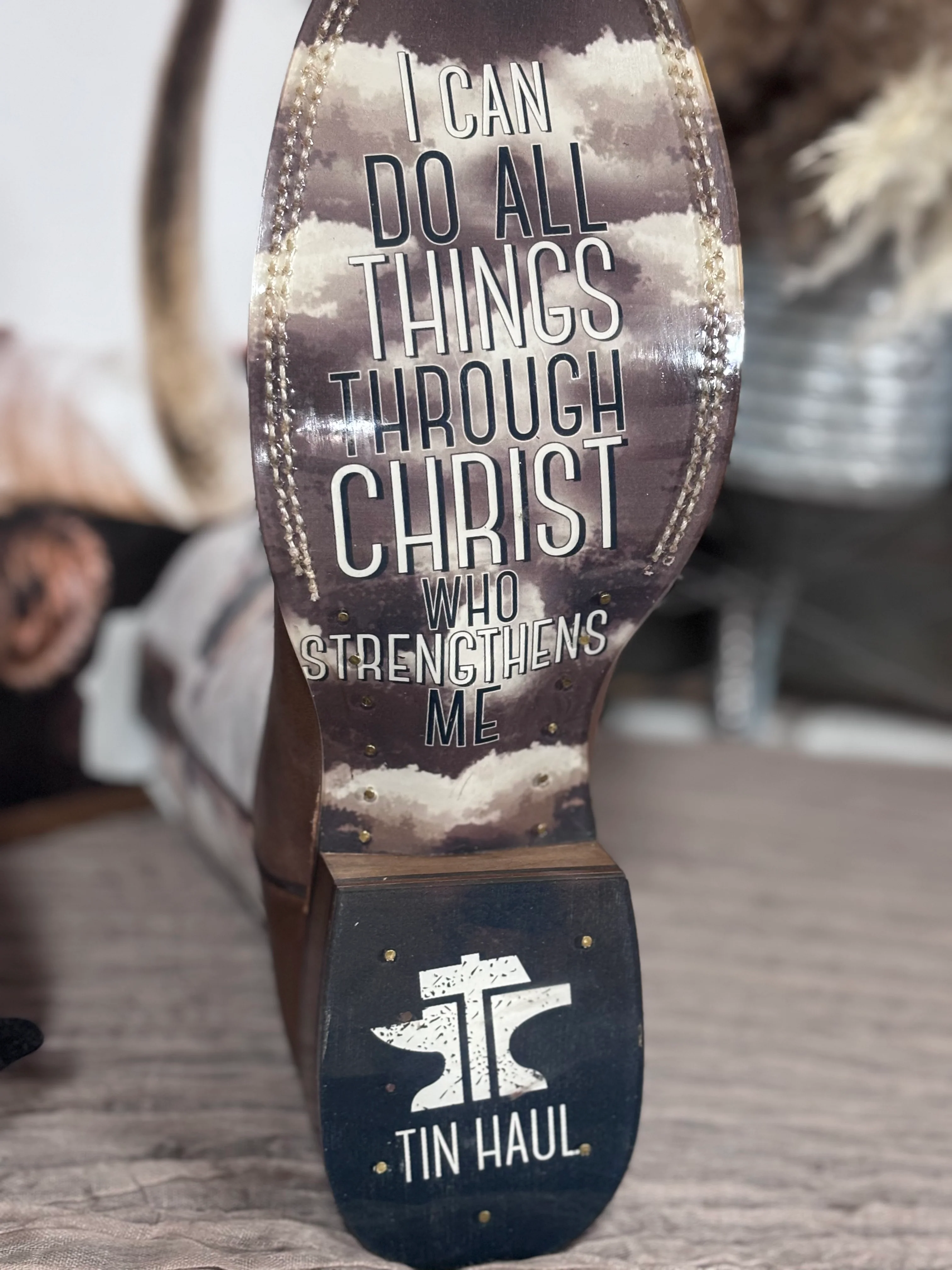 Tin Haul Church Cross Men's Boots - Image 6