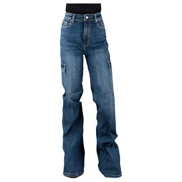 Tin Haul Wide Leg Cargo Women's Jeans - Image 3