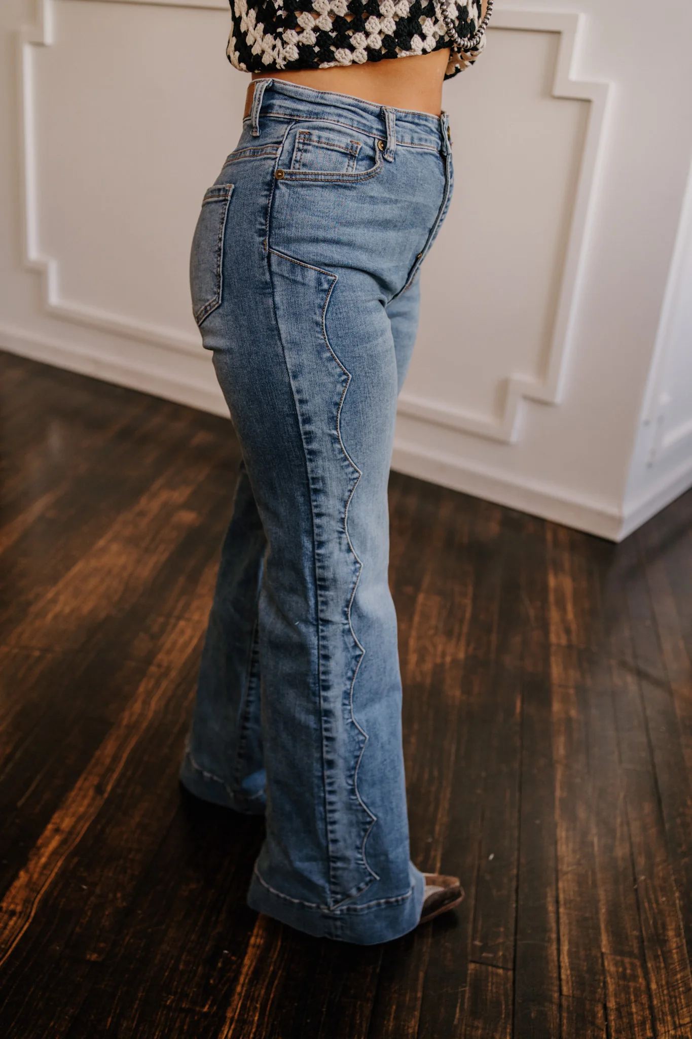 Tin Haul Wide Leg Side Yoke Women's Jeans - Image 2