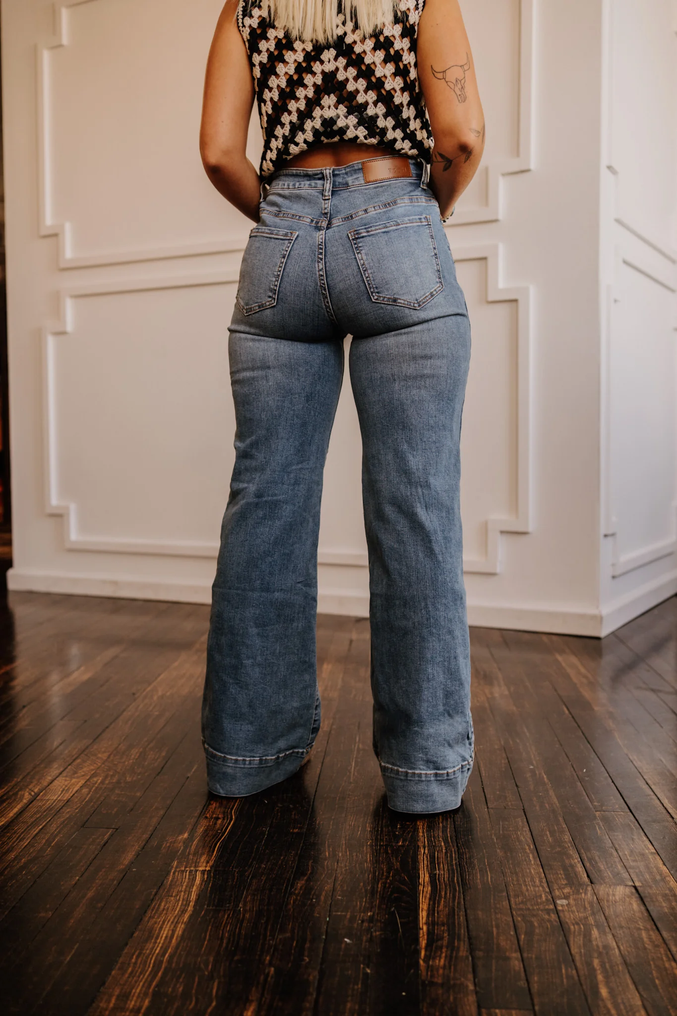Tin Haul Wide Leg Side Yoke Women's Jeans - Image 3