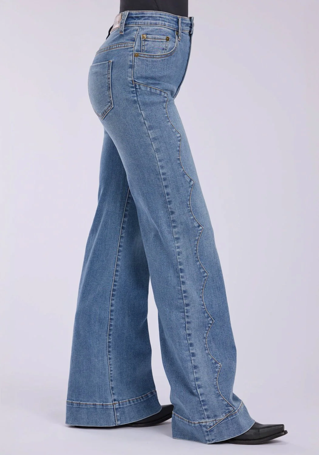 Tin Haul Wide Leg Side Yoke Women's Jeans - Image 5