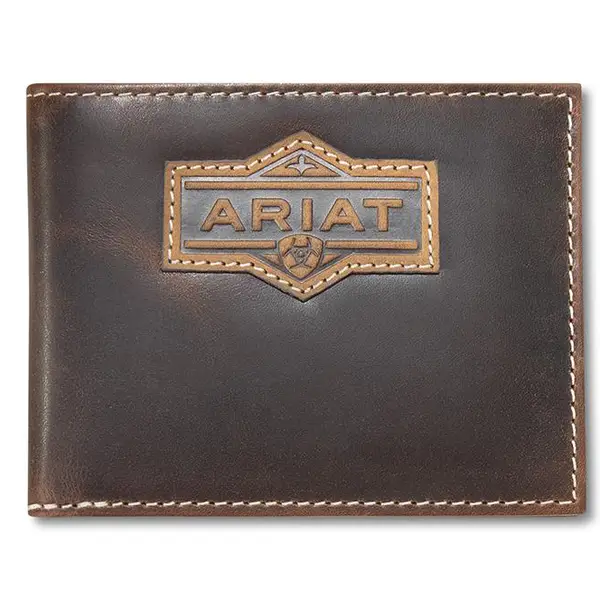 Bifold Pass Case Wallet Brown