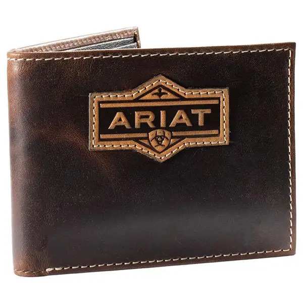 Bifold Pass Case Wallet Brown - Image 3