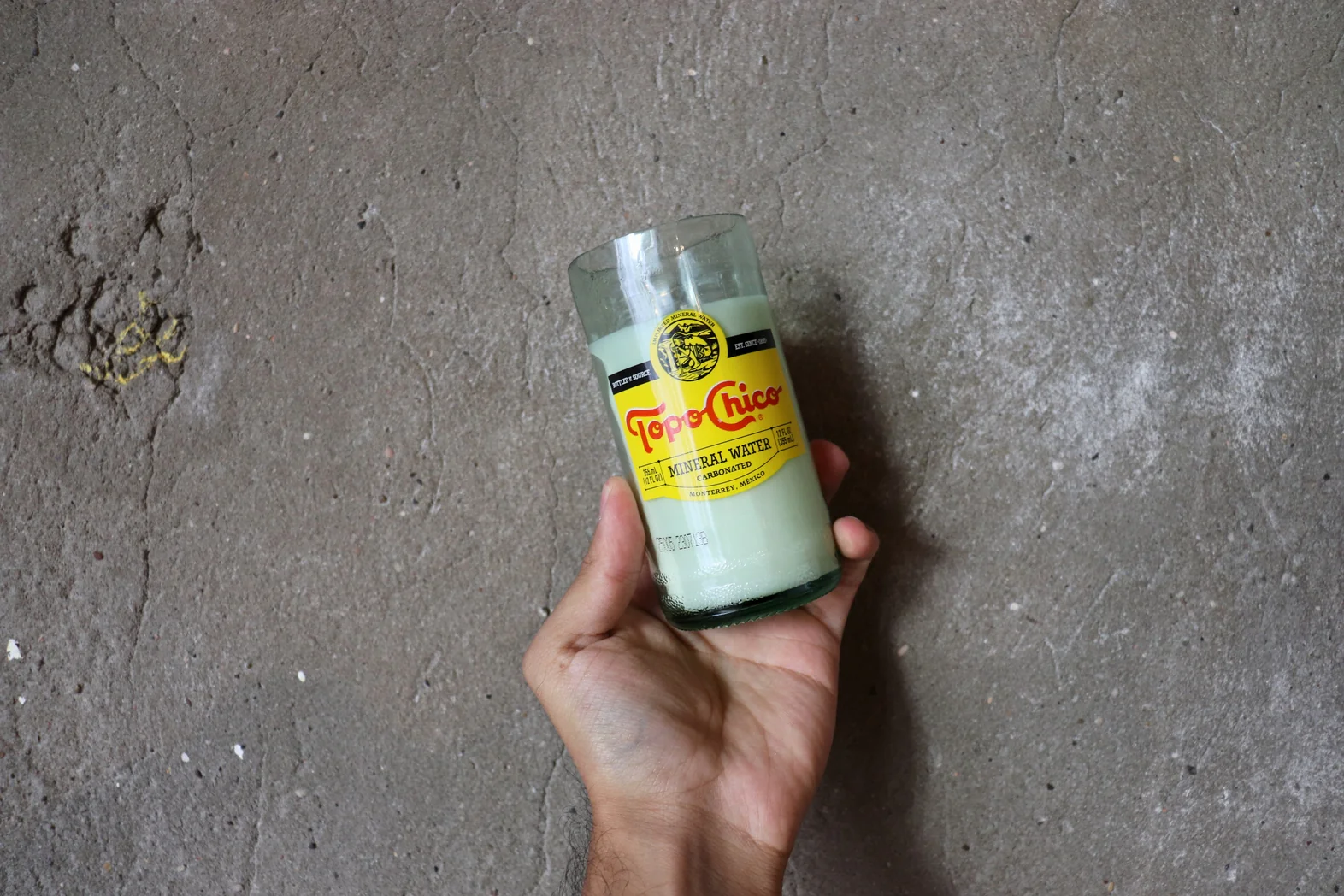 Topo Chico Tropical Citrus Scented Soy Candle - Image 2