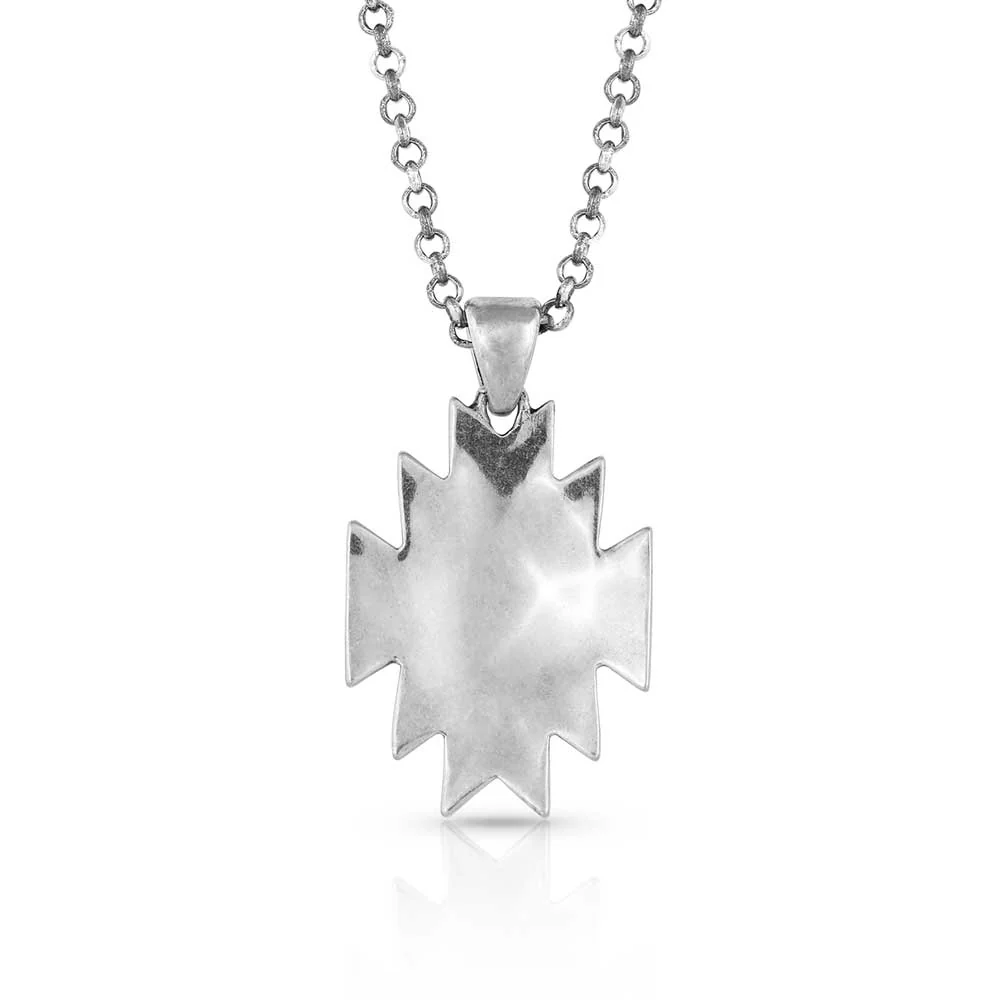 Turquoise Star Pendant Necklace - Image 3