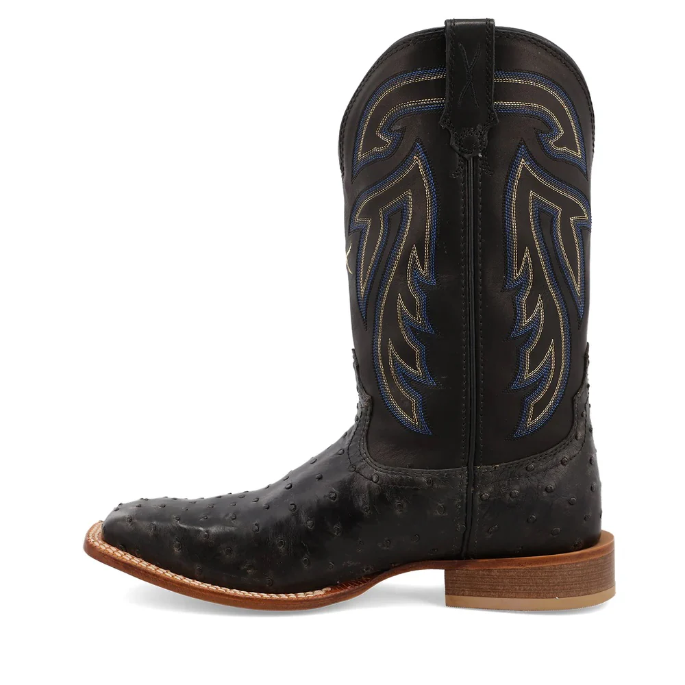 Twisted X Men's Ruff Stock Black Square Toe Boot - Image 2