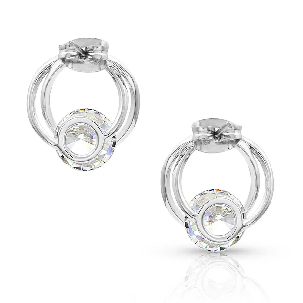 Twisting Hold Post Earrings - Image 2