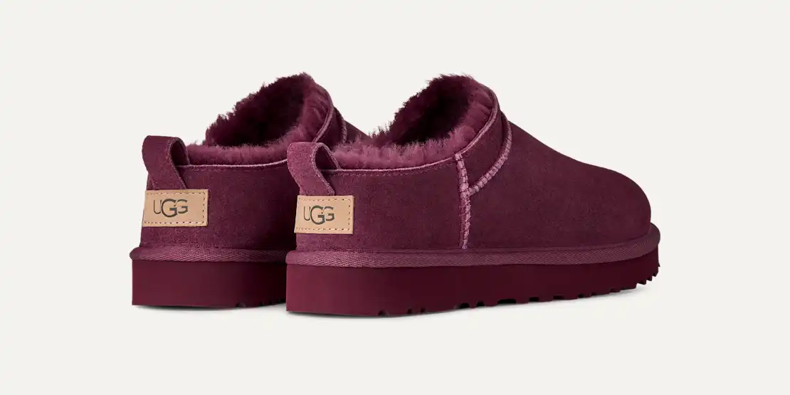 UGG™ Classic Micro Burnt Magenta Women's - Image 3