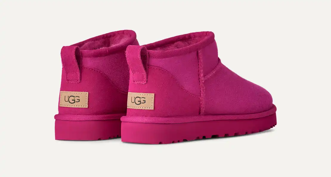 UGG™ Classic Ultra Mini Dark Peony - Image 3