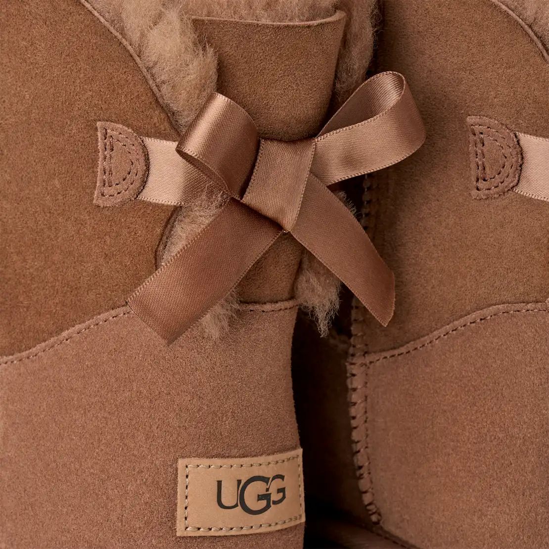 UGG™ Mini Bailey Bow II Rocky Oak - Image 4