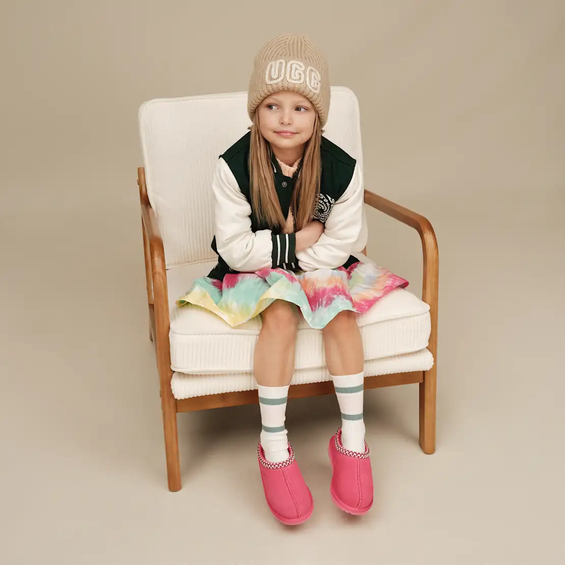 UGG™ Tasman II Slipper Pink Bloom Kids - Image 2