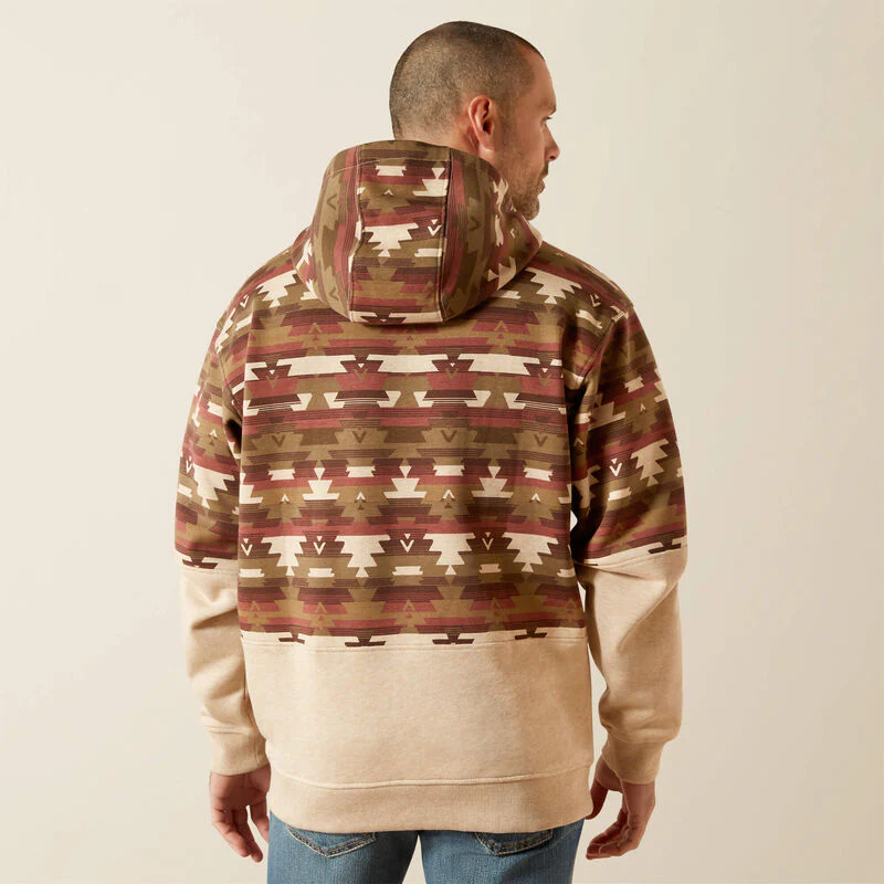 Ariat Men’s Dusty Aztec Hoodie - Image 2