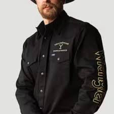 Sale ✨ Wrangler x Yellowstone Men’s Snap Up