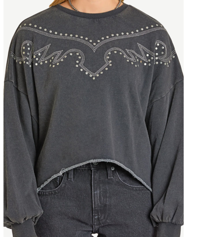 WEST DESPERADO EMBROIDERED SWEATSHIRT - Image 2