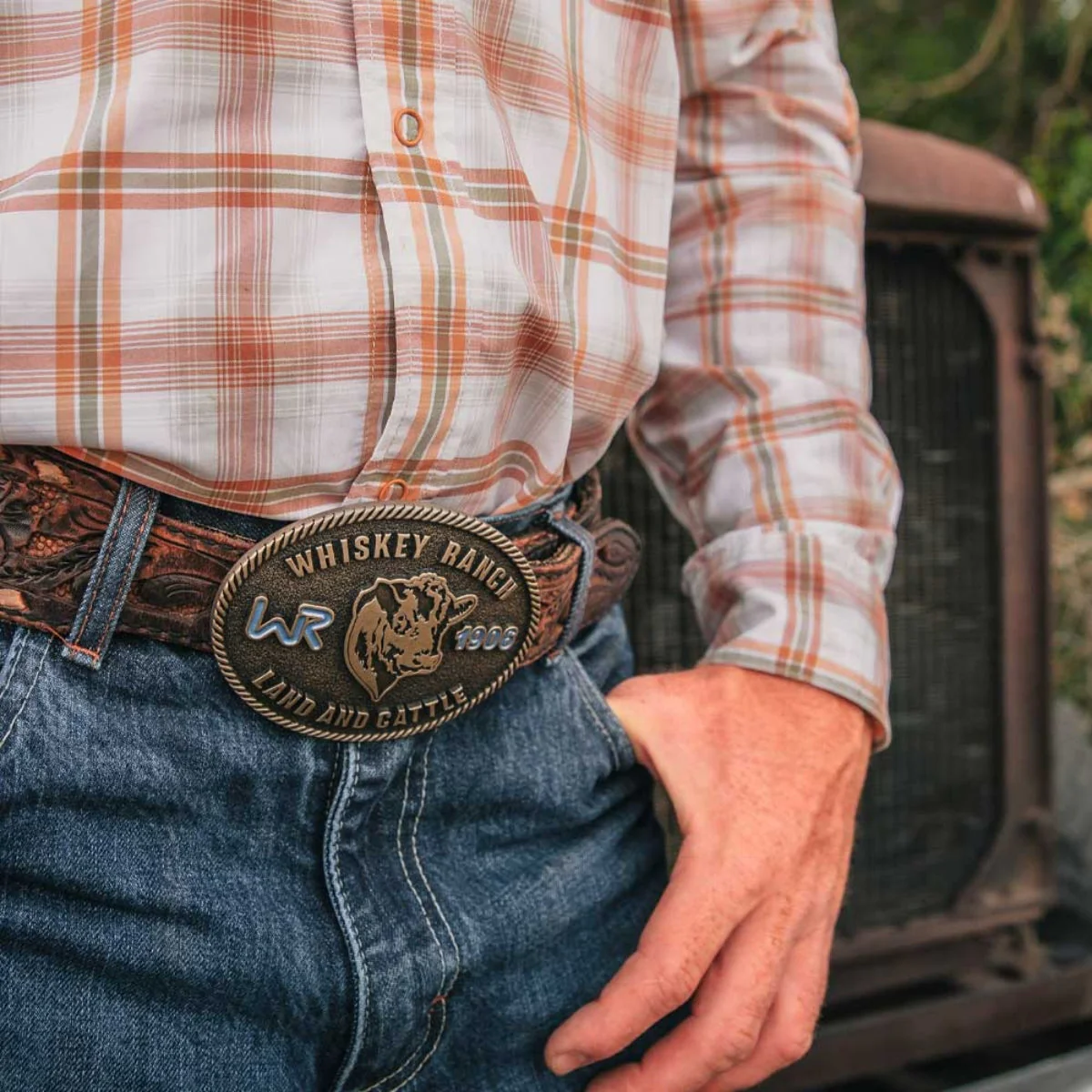 Whiskey Bent Land & Cattle Buckle - Image 2