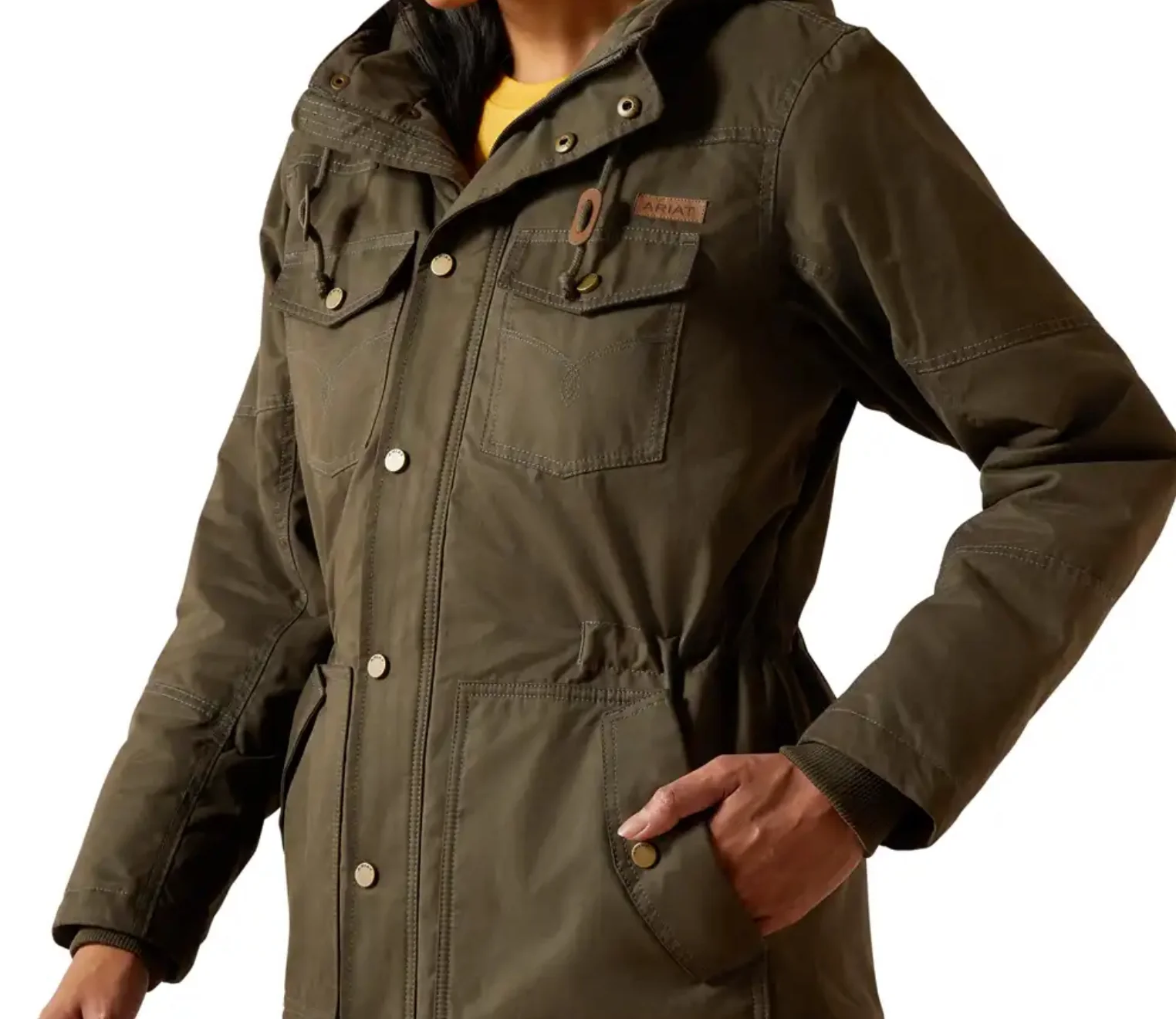 Ariat Women’s Grizzly 2.0 Parka – Earth - Image 3