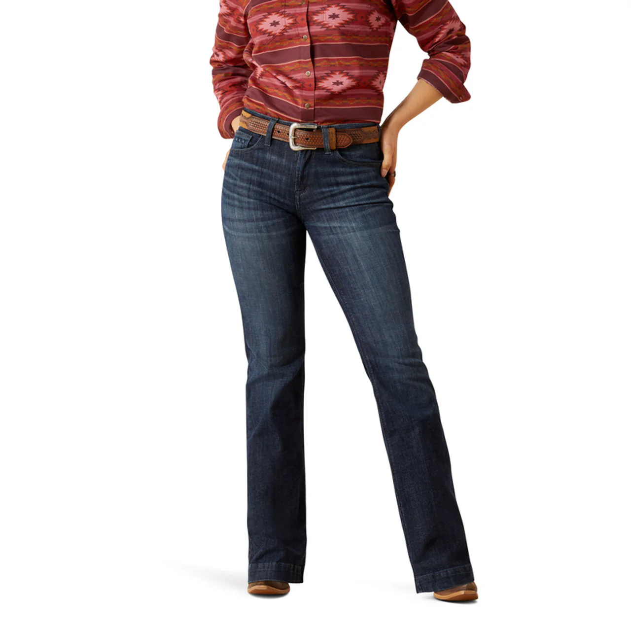 ARIAT HIGH RISE FRAZEY SLIM TROUSER - LADIES JEANS - Image 2