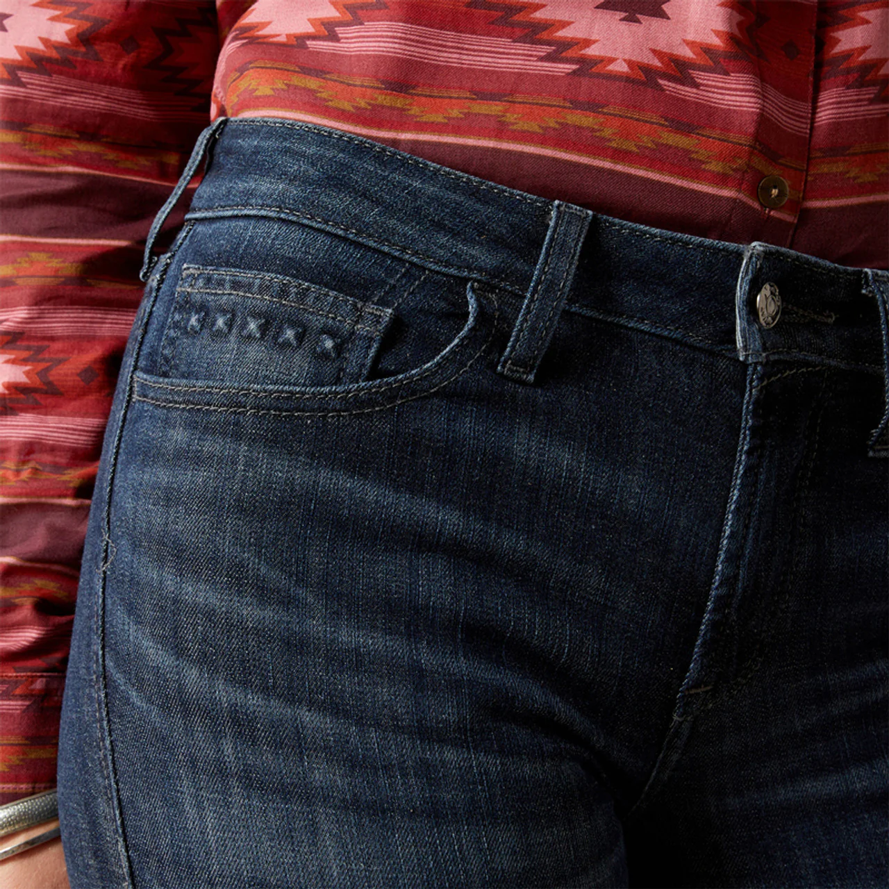 ARIAT HIGH RISE FRAZEY SLIM TROUSER - LADIES JEANS - Image 4