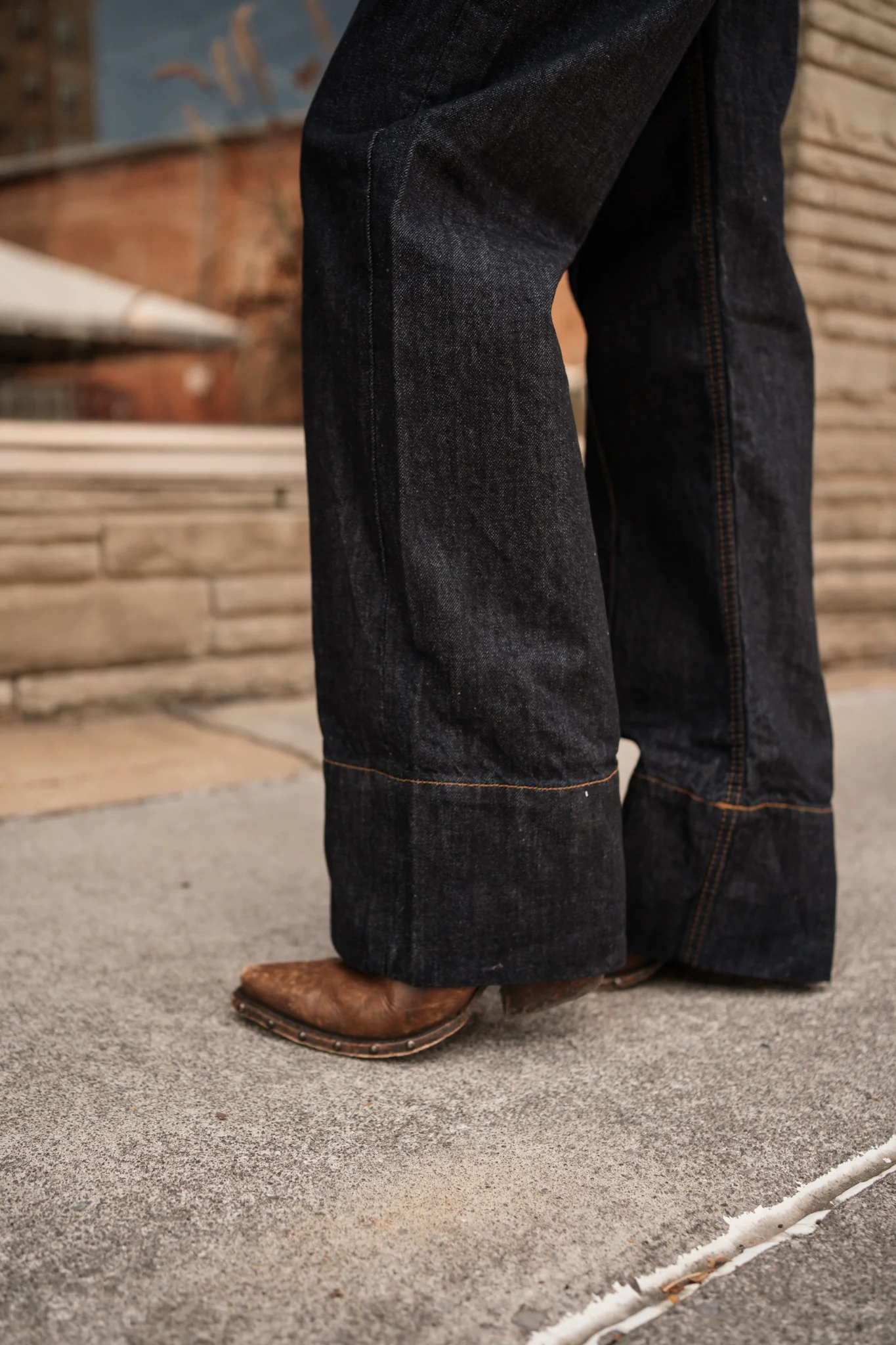 Ariat Ultra High Rise Tomboy Western Utility Wide Leg Jean - Image 4