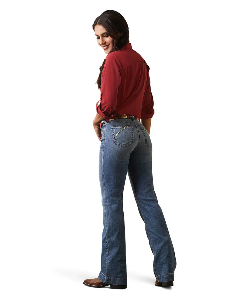 Women's Trouser Perfect Rise Angelina Wide Leg Jeans - Image 3