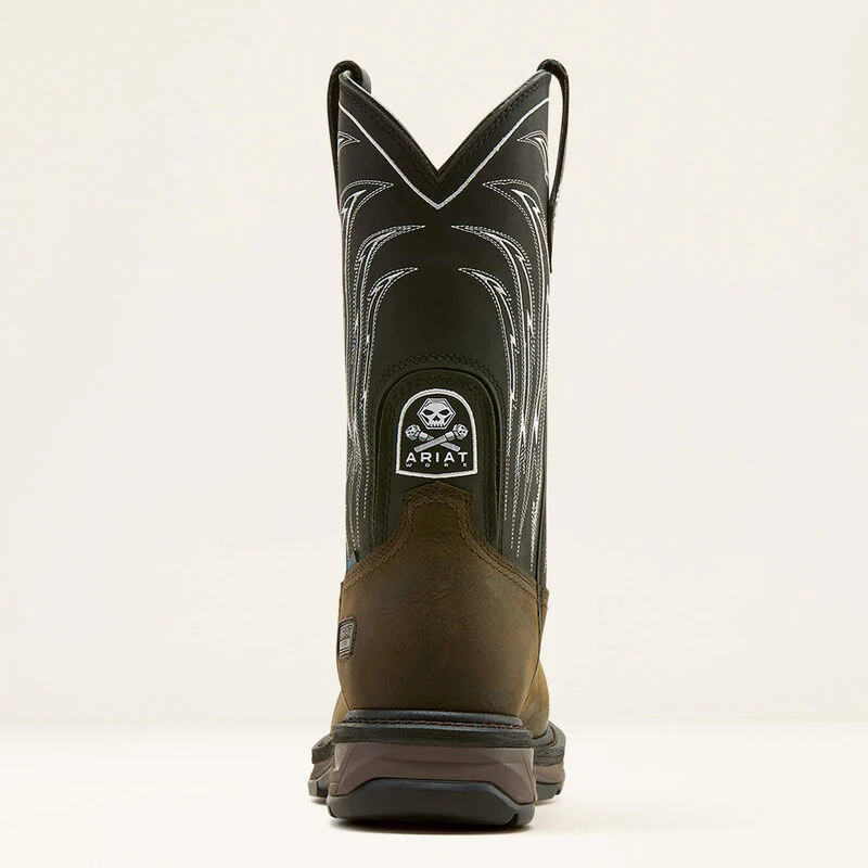 WorkHog XT Bolt Skull Waterproof Wide Square Toe Carbon Toe Work Boot - Image 3