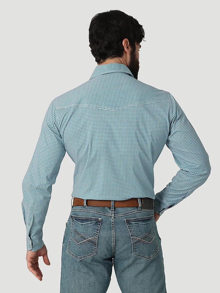 Final Sale ✨ Blue Zag Wrangler 20X Competition Snap Men's Western Shirt - Image 3