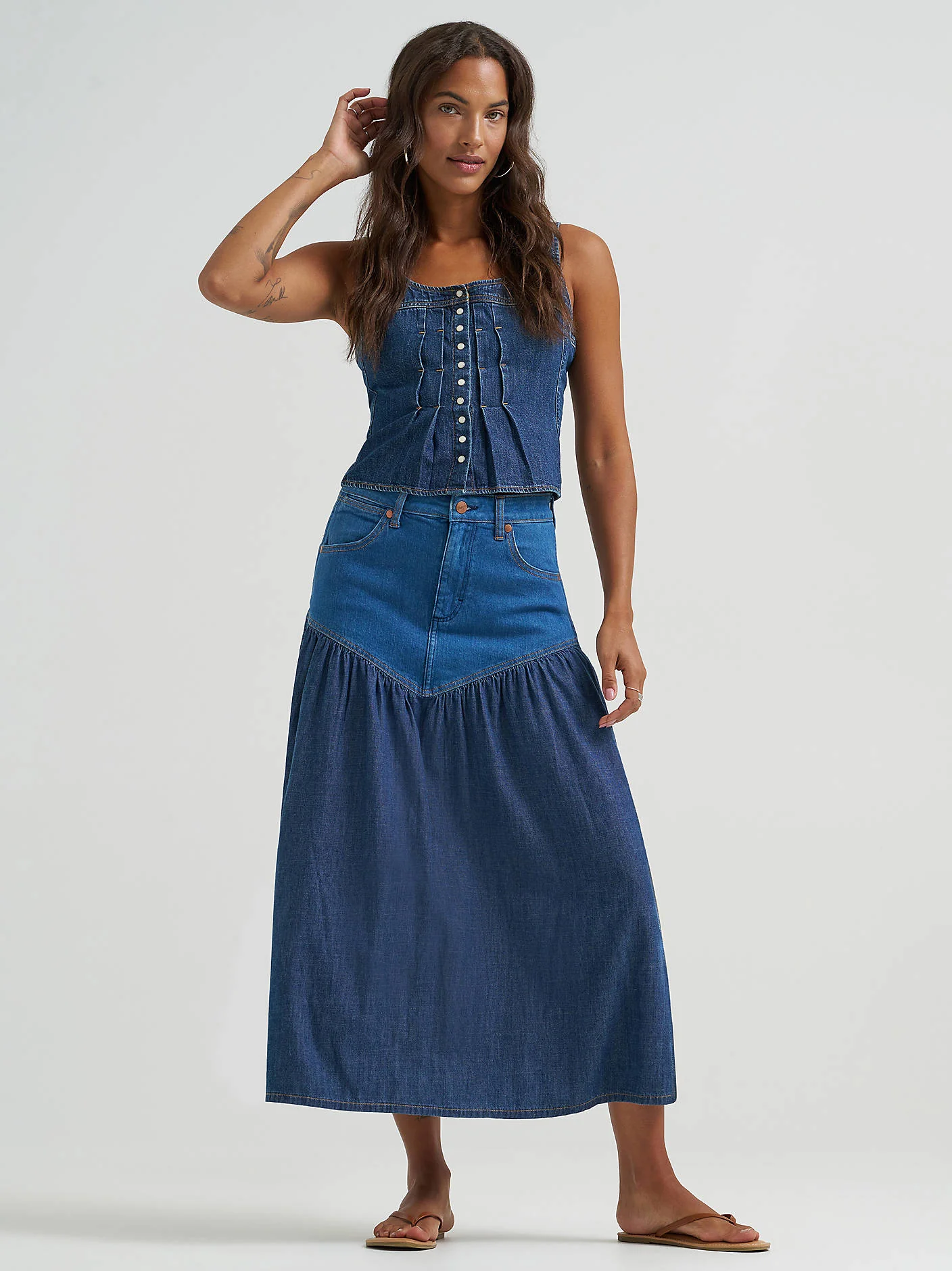 Wrangler 80s Maxi Skirt - Image 2