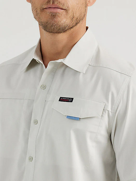 Wrangler ATG Asymmetrical Solid Men's Shirt - Image 6