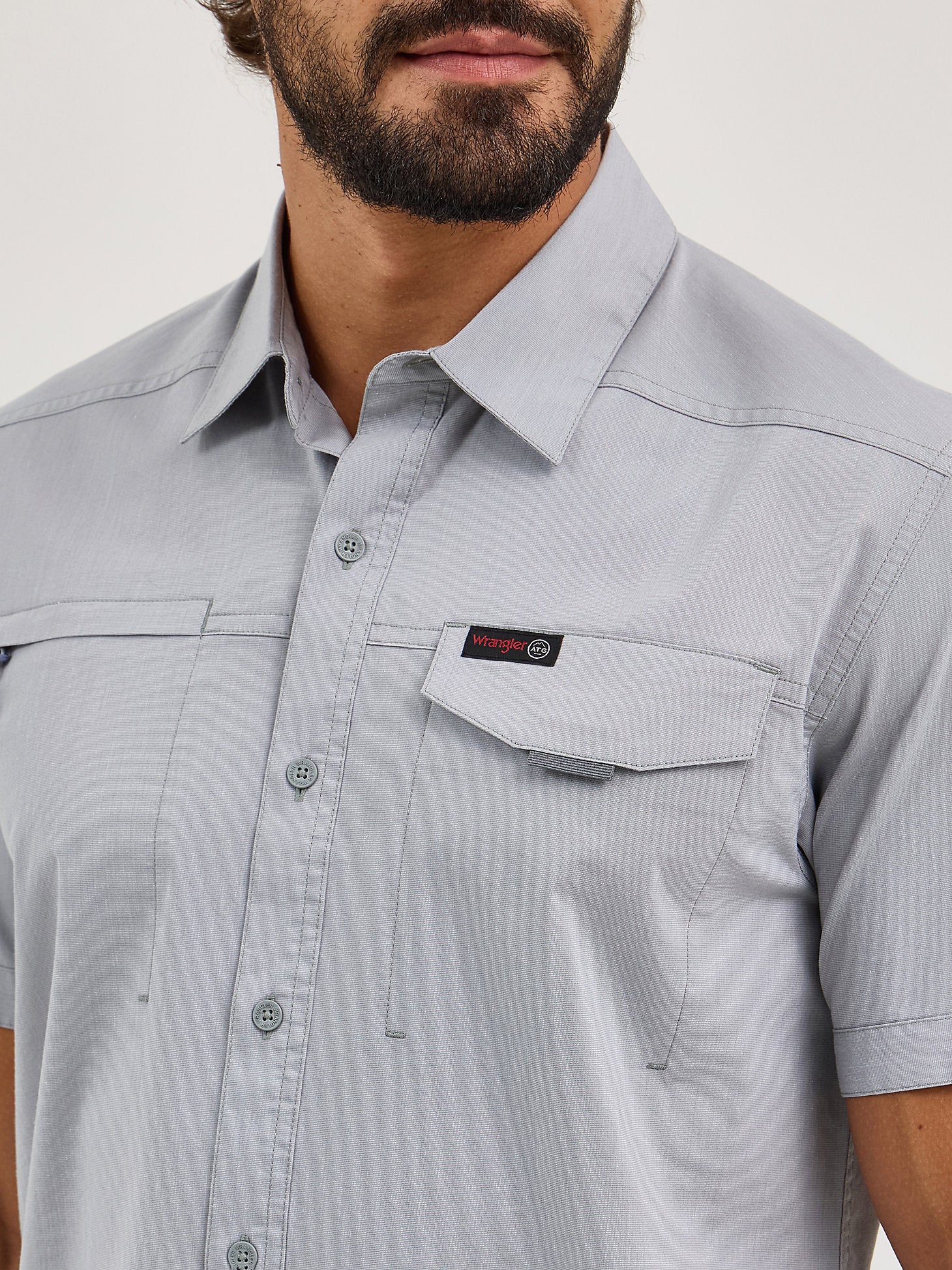 Wrangler ATG Men's Cedar Zip Pocket Shirt - Image 3