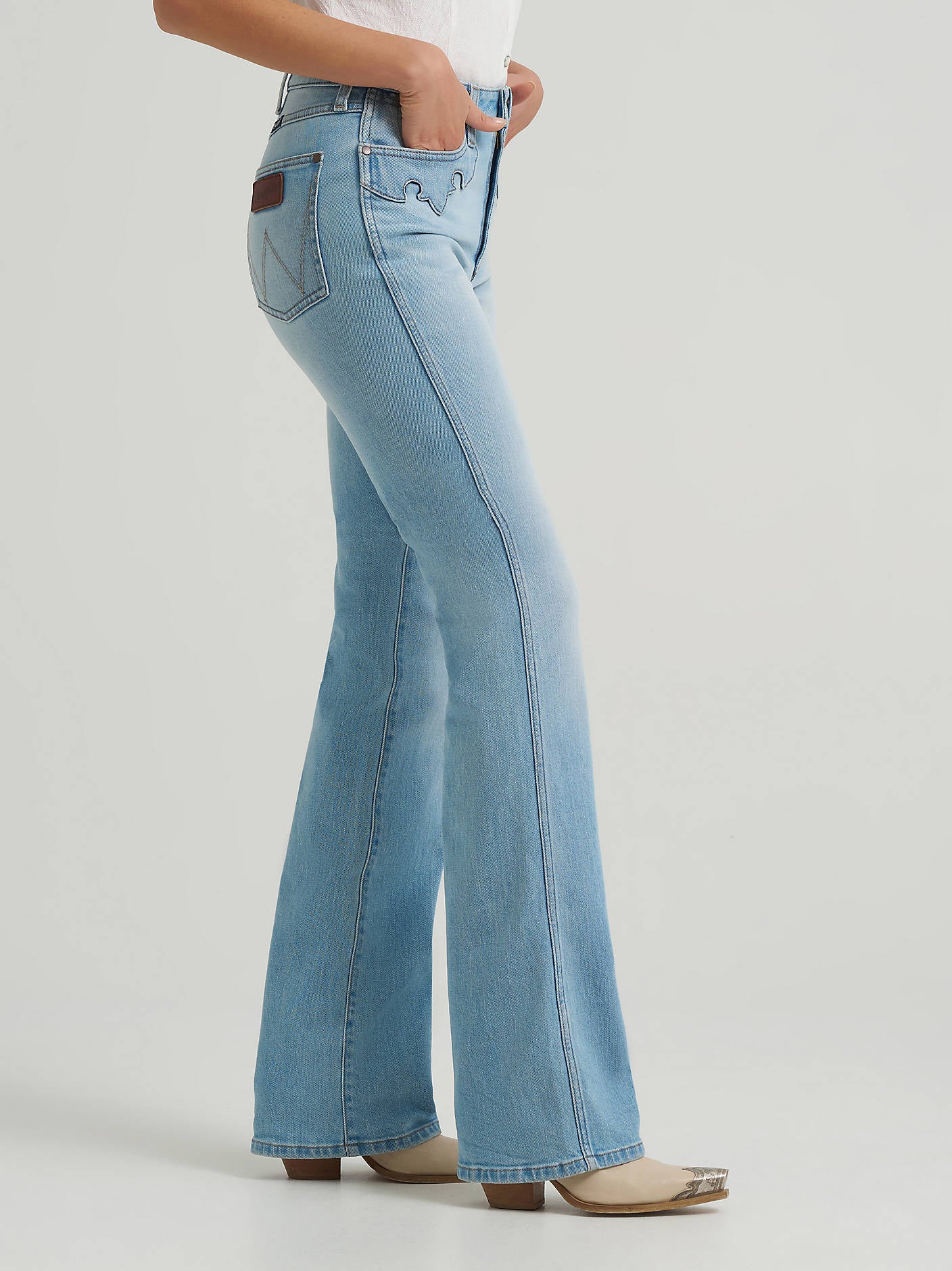 Wrangler Autumn Scroll Bleach Bootcut - Image 3