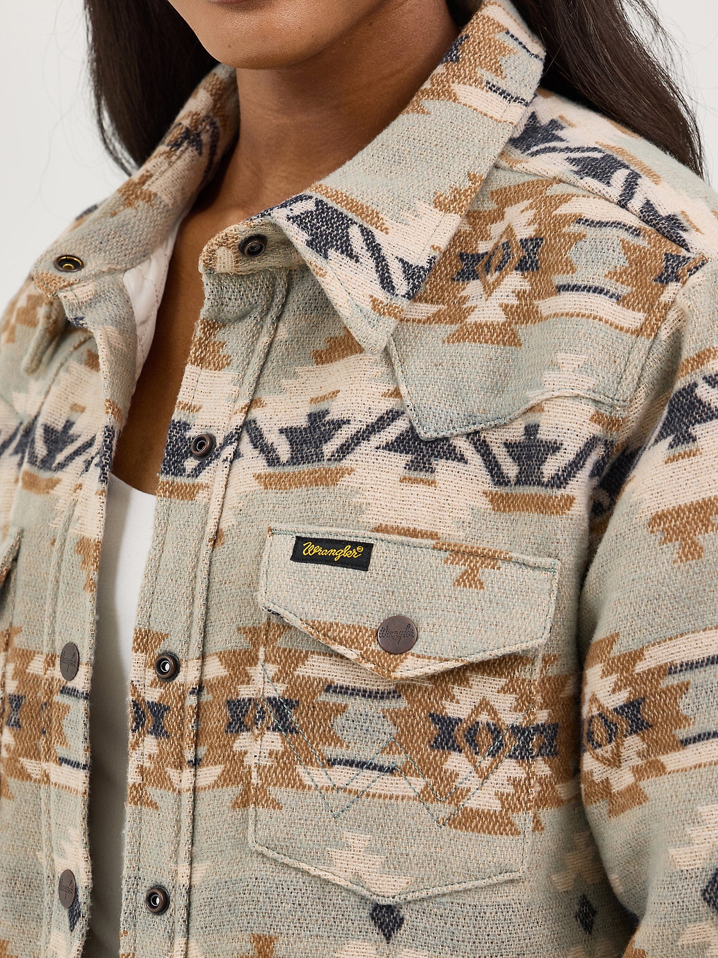 Wrangler Aztec Women's Shacket - Image 4