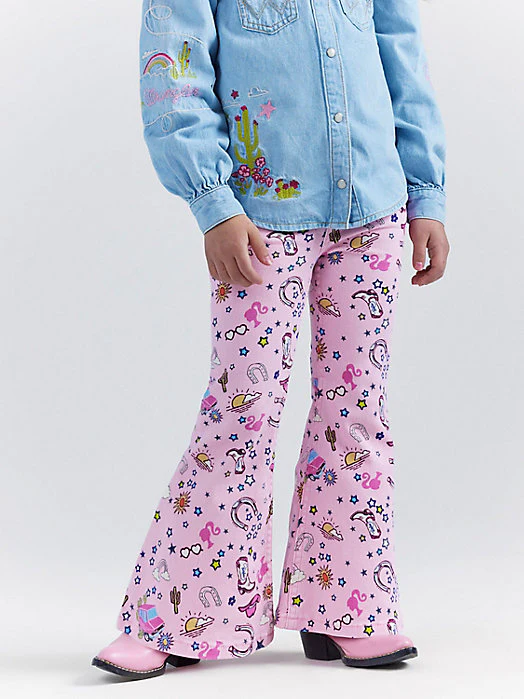 Final Sale ✨ Wrangler Barbie Fun Girl's Flare - Image 2