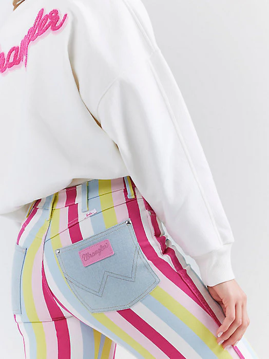 Final Sale ✨ Wrangler Barbie Tagged Rodeo Flare Jeans - Image 3