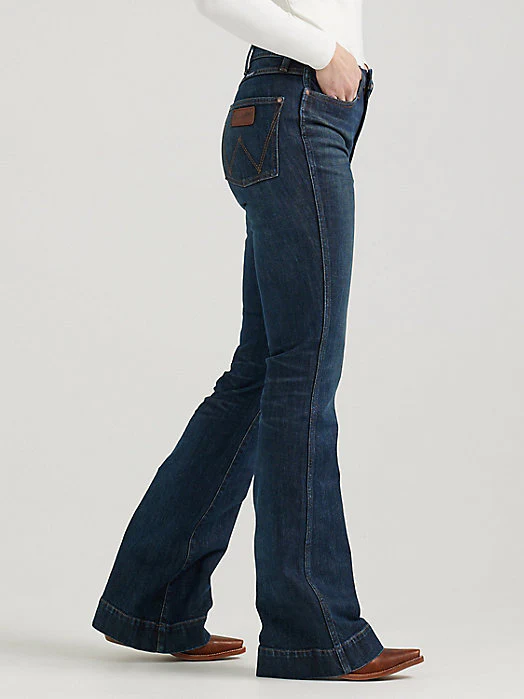 Wrangler Beth Darkwash Trouser - Image 2