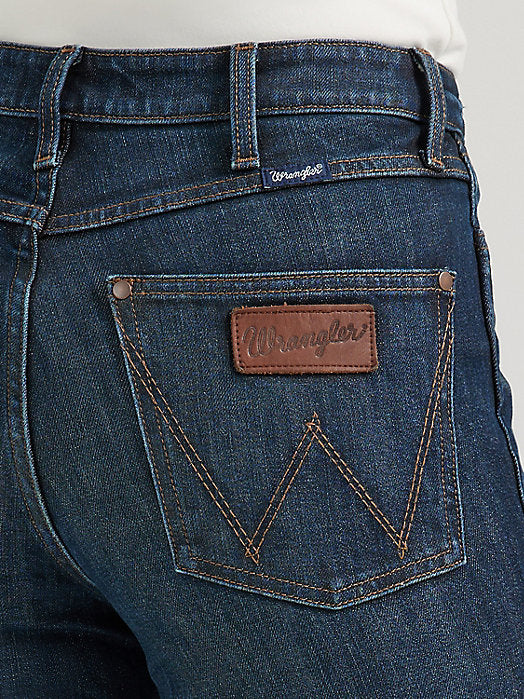 Wrangler Beth Darkwash Trouser - Image 4
