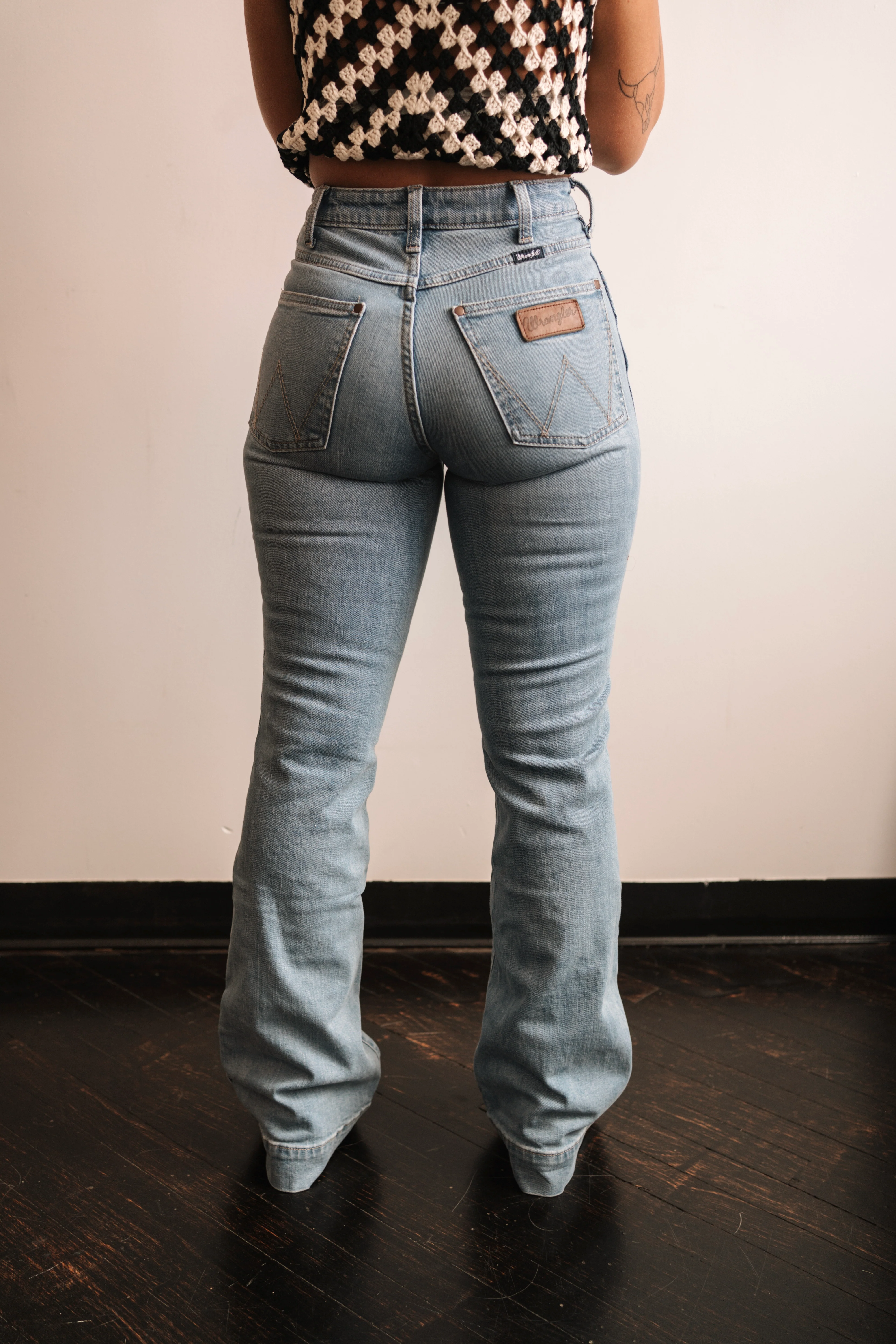 Wrangler Beth Light Wash Women's Trouser - Image 4