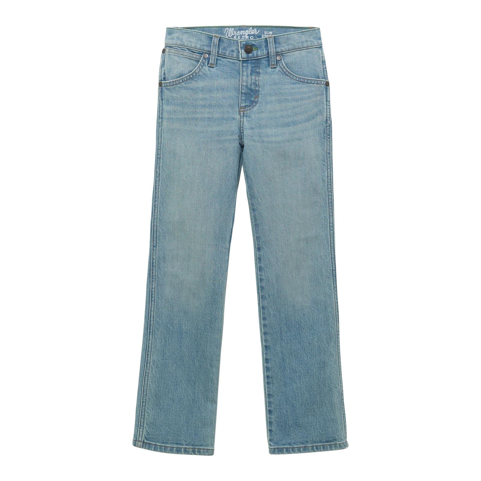 Wrangler Boy's Lightwash Slim Bootcut - Image 2