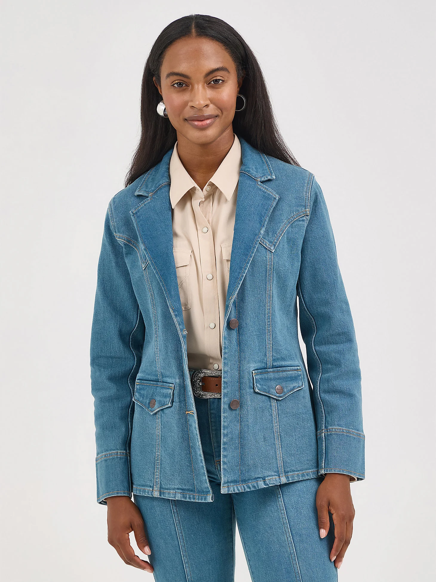Wrangler Brittany Denim Blazer - Image 5