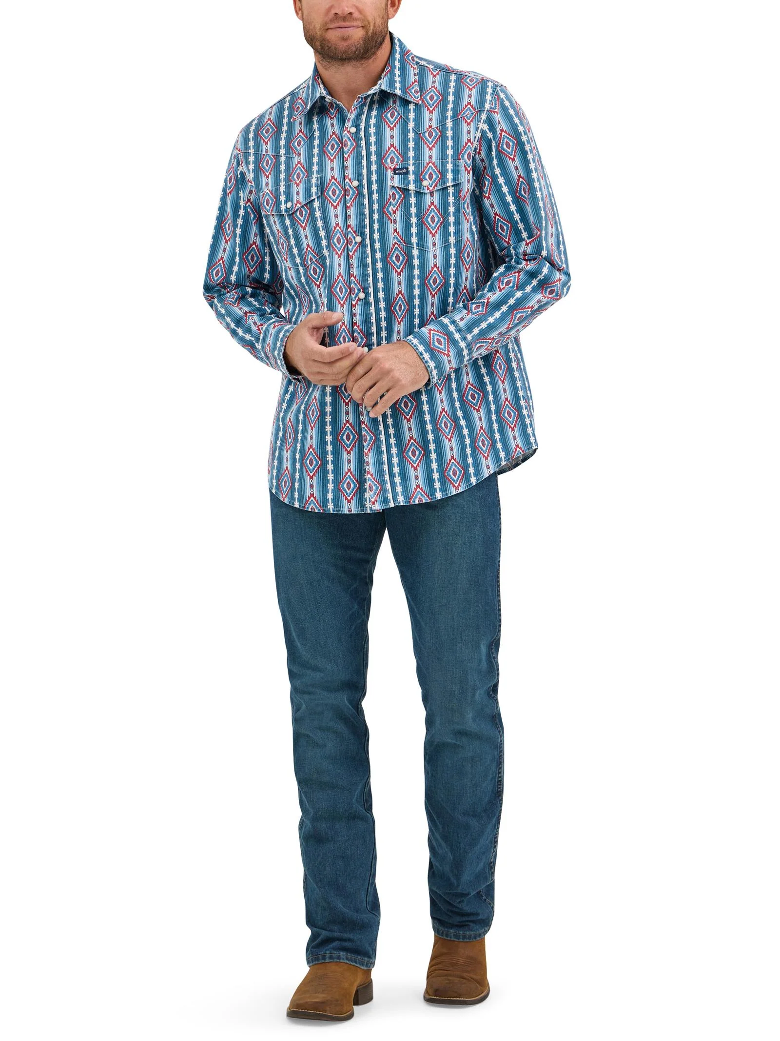 Wrangler  Americana Men's Snap Up - Image 4