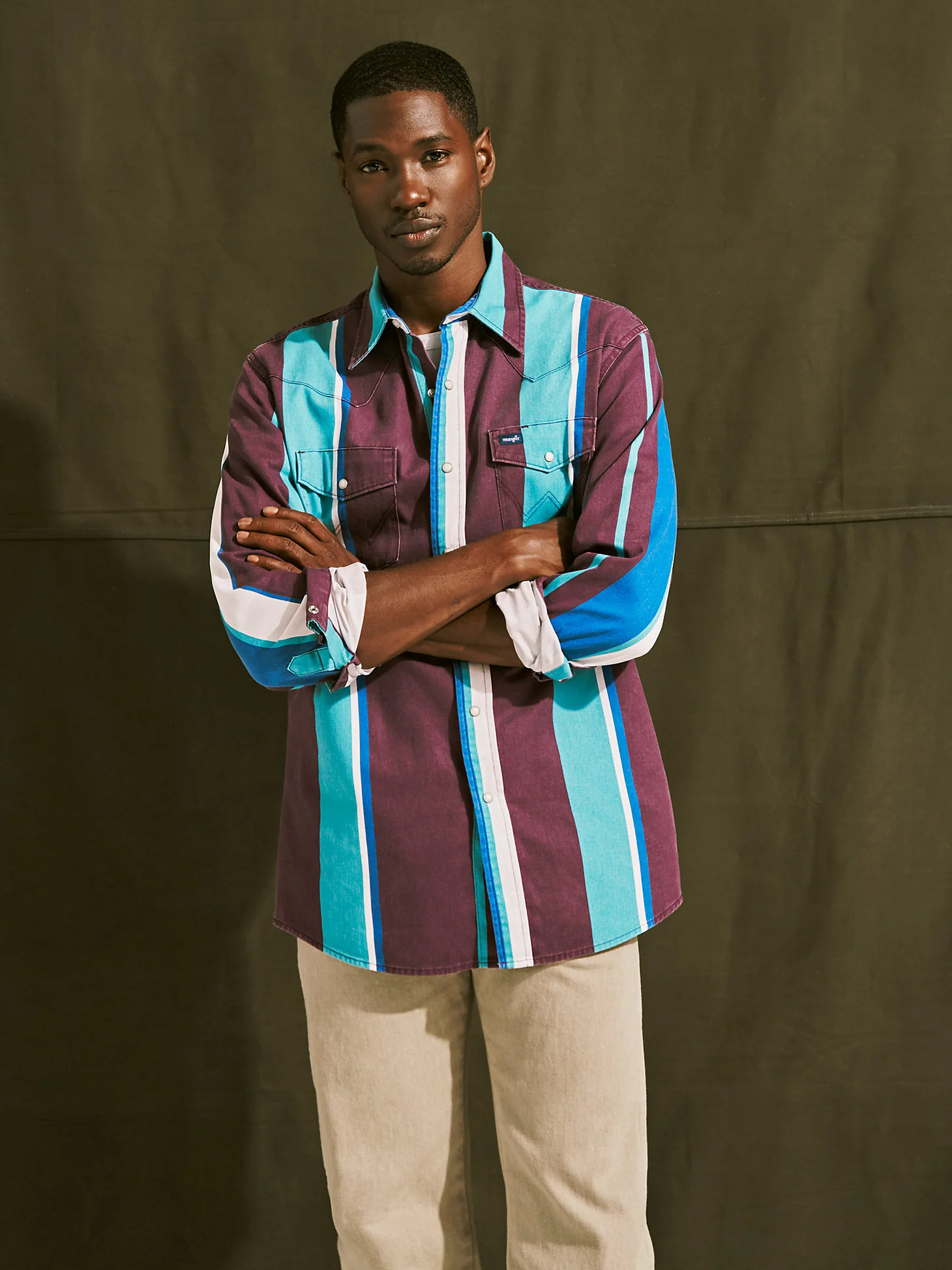 Wrangler Brushpopper Amethyst Snap Up - Image 2