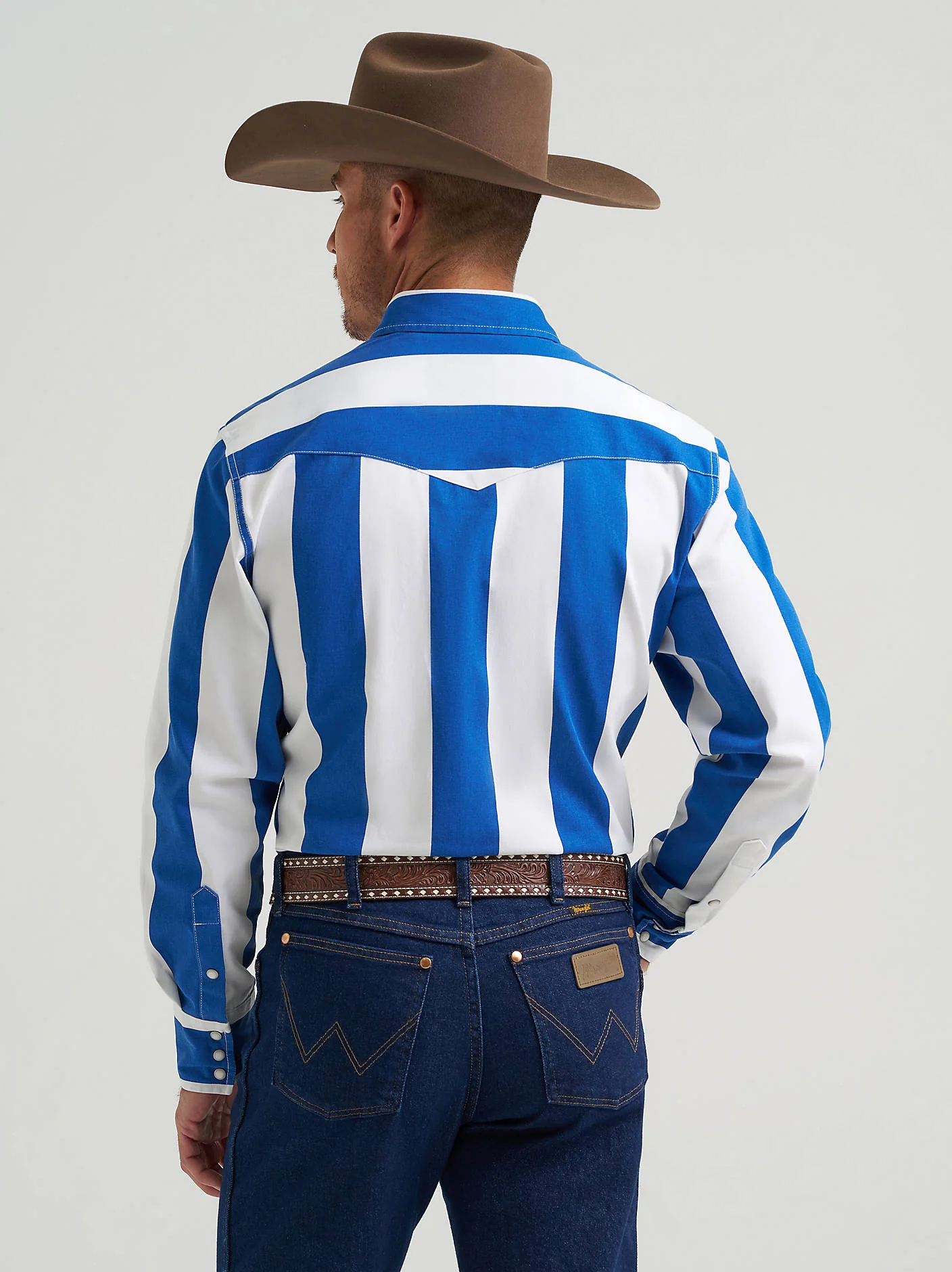 Wrangler Brushpopper True Blue Snap Up - Image 4