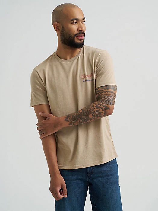 Wrangler Bucking Cowboy Men's Tee - Image 2