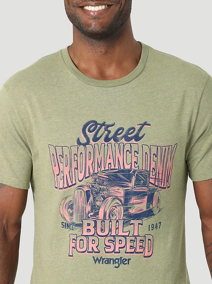Final Sale ✨Wrangler Built for Speed Men's T-Shirt - Image 2