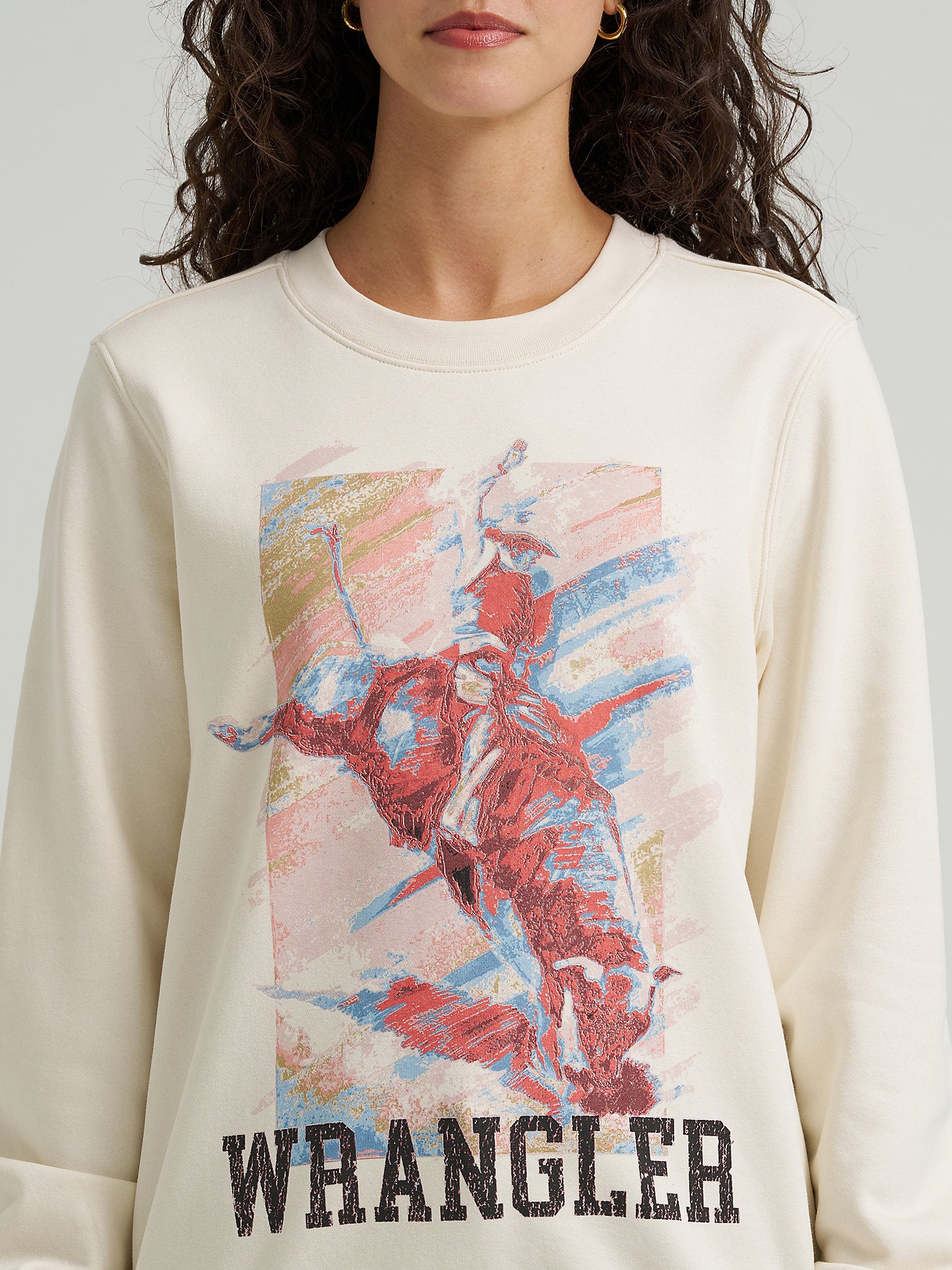 Wrangler Bull Rider Women's Sweatshirt - Image 2